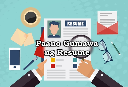 paano gumawa ng resume