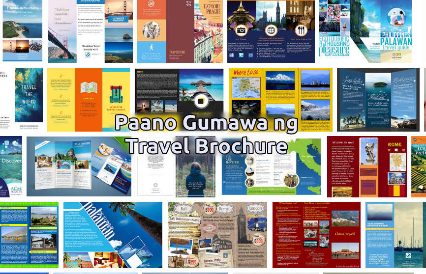 paano gumawa ng travel brochure